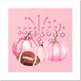 Pink October Football Posters and Art